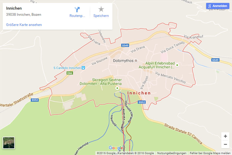 Mappa di San Candido